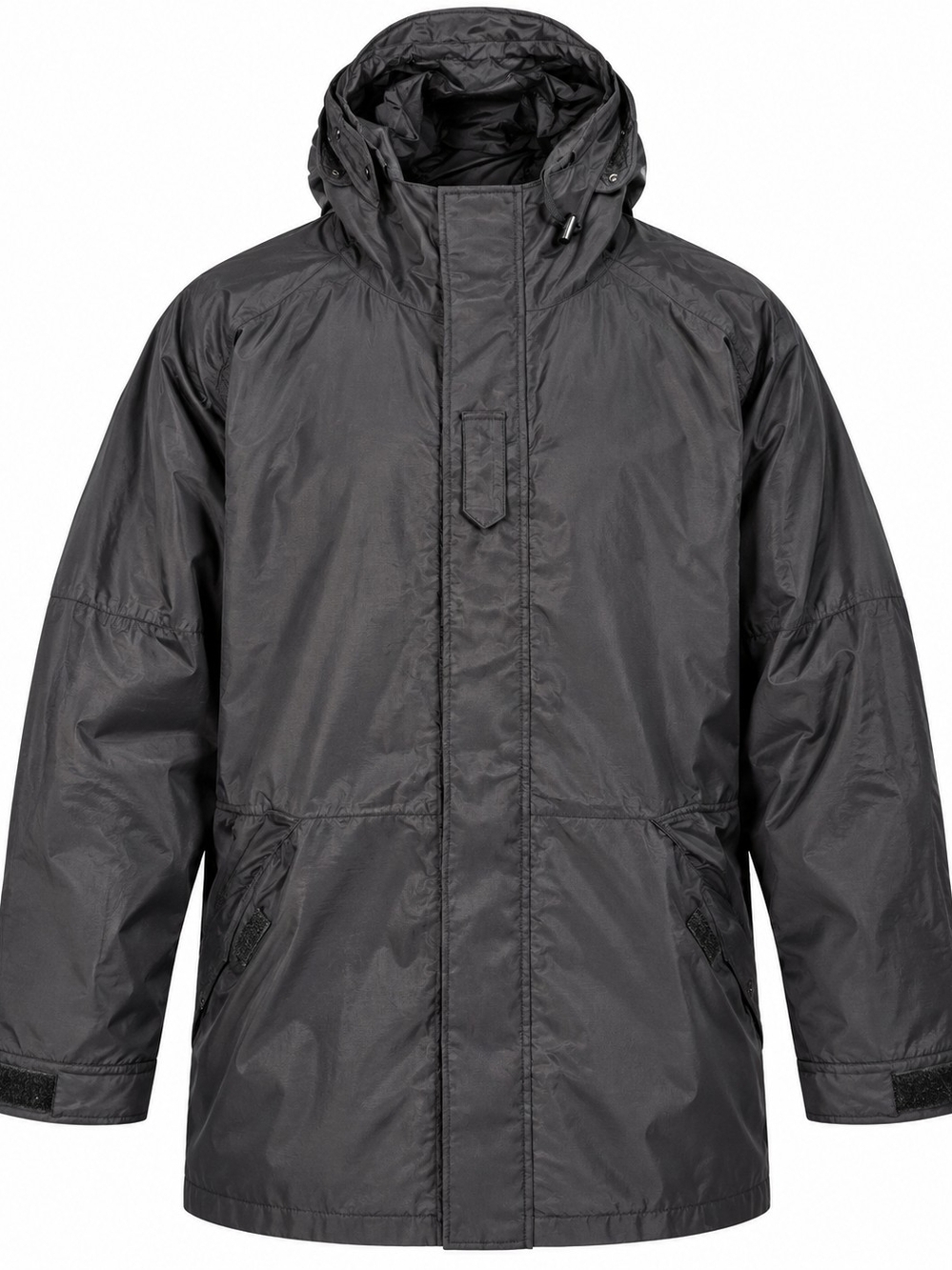 Rothco Wet Weather Parka Men’s 4XL Black Military ECWCS Hooded Jacket